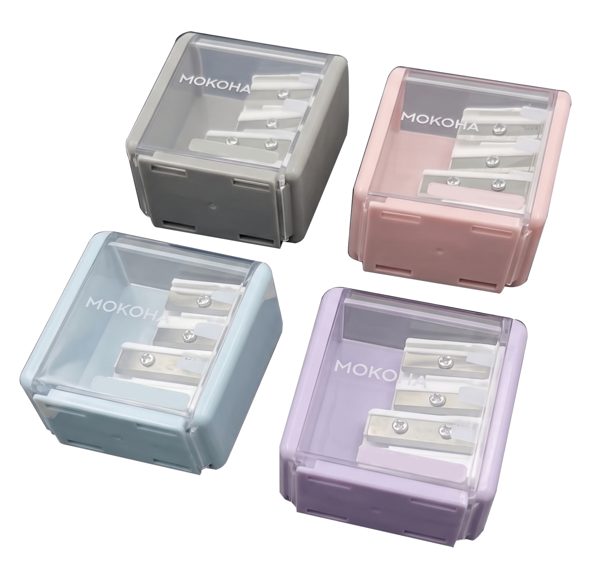Gọt bút chì 3 lỗ - Màu Dusty